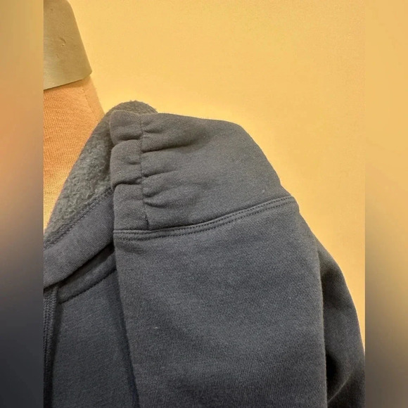 Women’s Danskin Blue Fleece Lined Zip Up Hoodie Sweatshirt Size Small - Picture 7 of 7